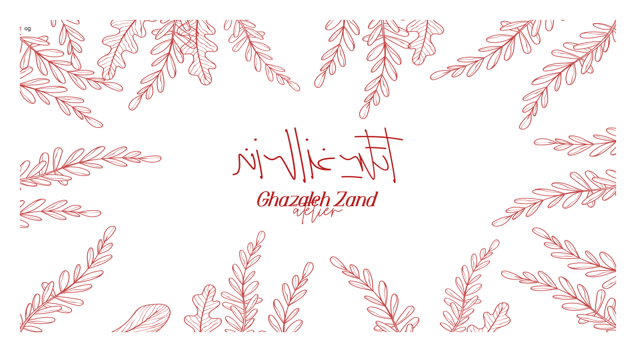 Latelierdegz.com | Latelier of Ghazaleh Zand